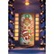 Kitcheniva Christmas Ginger Bread House Window Door Cover Decor 72" X 30"